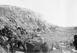 Malmbrytning, Kiruna, 1900