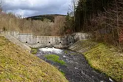 Přehrážka na potoce pod Údolíčkem