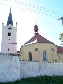 Bývalý farní (dnes filiální) kostel sv. Markéty v Malšíně