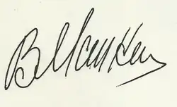 Valentin Mankin – podpis