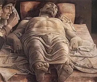 Andrea Mantegna, Oplakávání Krista (1490)