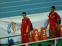 Manuel Olmedo (vlevo) na ME 2010