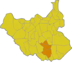Arcidiecéze džubská (Arcidiecéze Džuba) na mapě