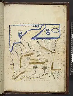 Mapa Germánie (1420)