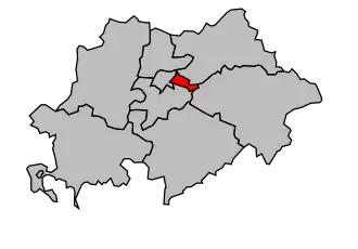 Kanton na mapě arrondissementu Soissons