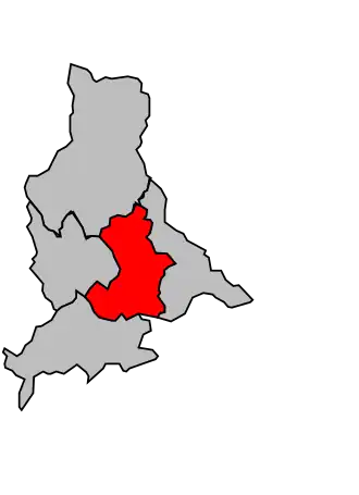 Kanton na mapě arrondissementu Castellane