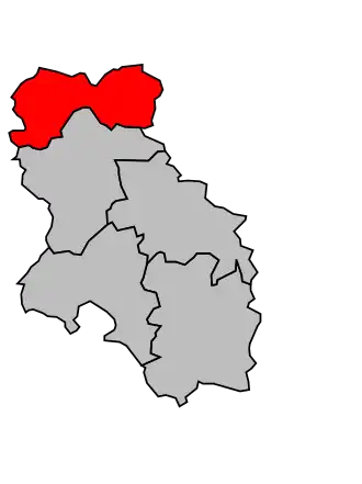 Kanton na mapě arrondissementu Bar-sur-Aube