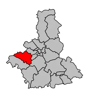 Kanton na mapě arrondissementu Troyes