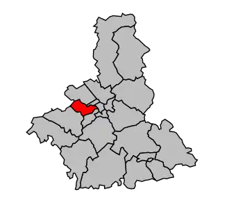 Kanton na mapě arrondissementu Troyes