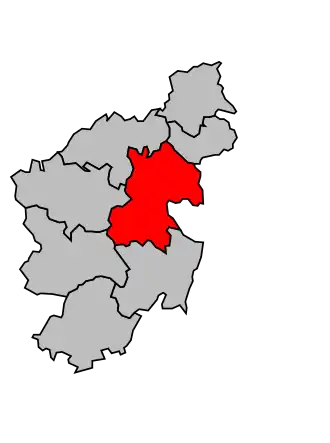 Kanton na mapě arrondissementu Villefranche-de-Rouergue