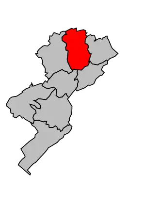 Kanton na mapě arrondissementu Pontarlier