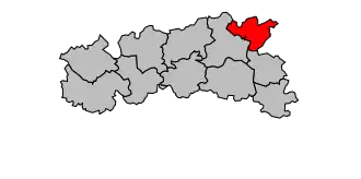 Kanton na mapě arrondissementu Condom