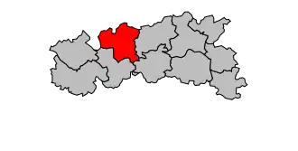 Kanton na mapě arrondissementu Condom