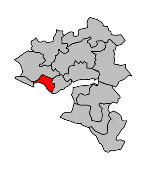 Kanton na mapě arrondissementu Saint-Nazaire