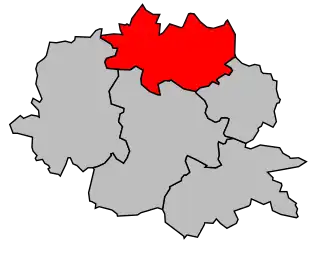 Kanton na mapě arrondissementu Pithiviers