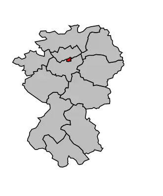 Kanton na mapě arrondissementu Montargis