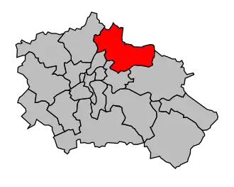 Kanton na mapě arrondissementu Orléans