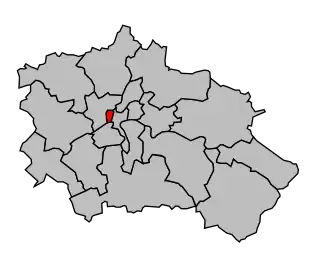 Kanton na mapě arrondissementu Orléans