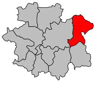 Kanton na mapě arrondissementu Villeneuve-sur-Lot