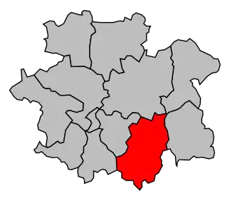 Kanton na mapě arrondissementu Villeneuve-sur-Lot