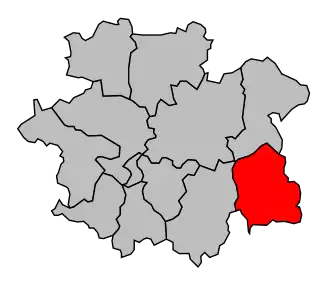 Kanton na mapě arrondissementu Villeneuve-sur-Lot