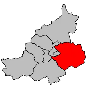 Kanton na mapě arrondissementu Châlons-en-Champagne