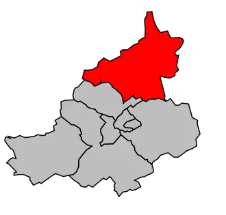 Kanton na mapě arrondissementu Châlons-en-Champagne