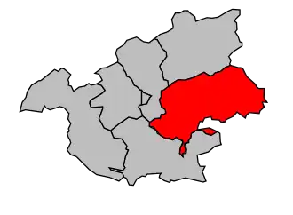 Kanton na mapě arrondissementu Vitry-le-François