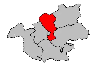 Kanton na mapě arrondissementu Vitry-le-François