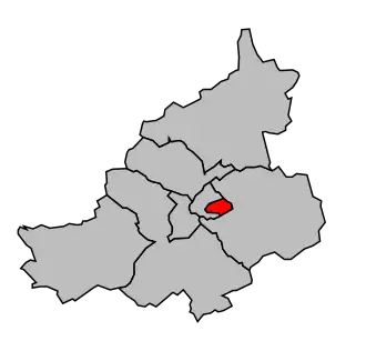 Kanton na mapě arrondissementu Châlons-en-Champagne