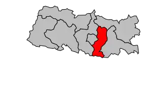 Kanton na mapě arrondissementu Château-Gontier