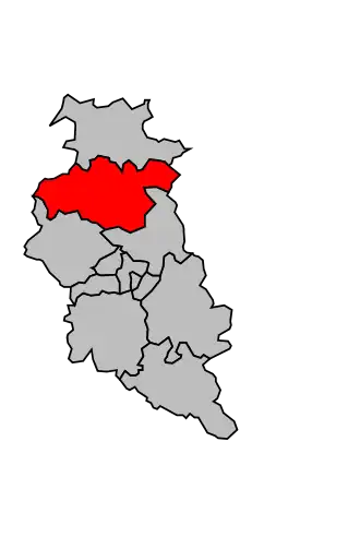 Kanton na mapě arrondissementu Bar-le-Duc