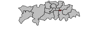 Kanton na mapě arrondissementu Clermont-Ferrand