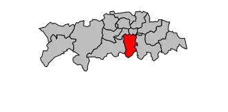 Kanton na mapě arrondissementu Clermont-Ferrand