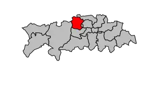 Kanton na mapě arrondissementu Clermont-Ferrand