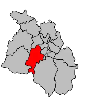 Kanton na mapě arrondissementu Oloron-Sainte-Marie