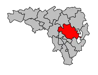 Kanton na mapě arrondissementu Pau