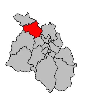 Kanton na mapě arrondissementu Oloron-Sainte-Marie