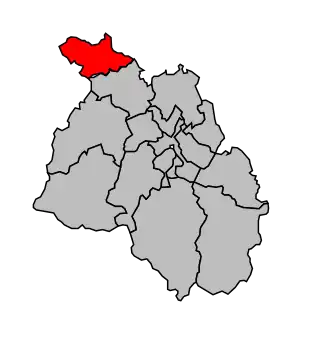 Kanton na mapě arrondissementu Oloron-Sainte-Marie