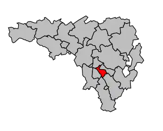 Kanton na mapě arrondissementu Pau