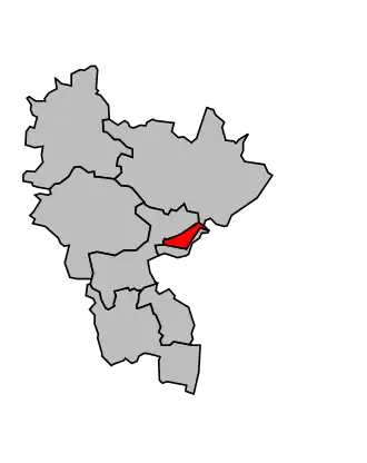 Kanton na mapě arrondissementu Strasbourg-Campagne