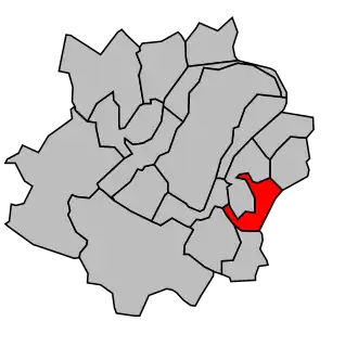Kanton na mapě arrondissementu Saint-Germain-en-Laye