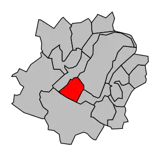 Kanton na mapě arrondissementu Saint-Germain-en-Laye