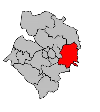 Kanton na mapě arrondissementu Abbeville