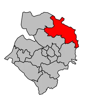 Kanton na mapě arrondissementu Abbeville