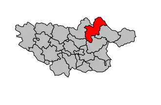 Kanton na mapě arrondissementu Castres