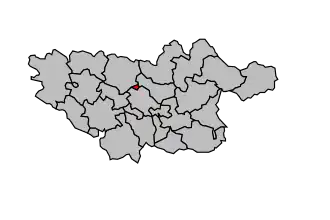 Kanton na mapě arrondissementu Castres