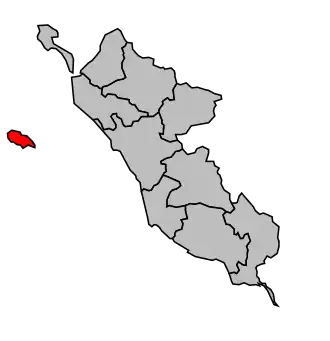 Kanton na mapě arrondissementu Les Sables-d'Olonne