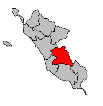 Kanton na mapě arrondissementu Les Sables-d'Olonne