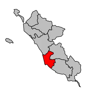 Kanton na mapě arrondissementu Les Sables-d'Olonne